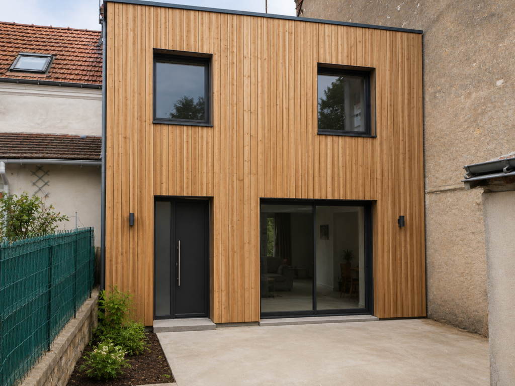 Extension maison en bois