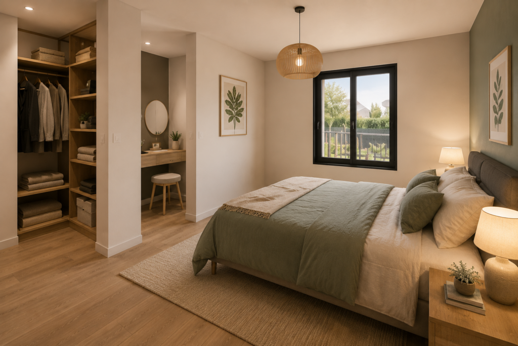 Modèle construction plan maison à étage 4ch 130m2 chambre